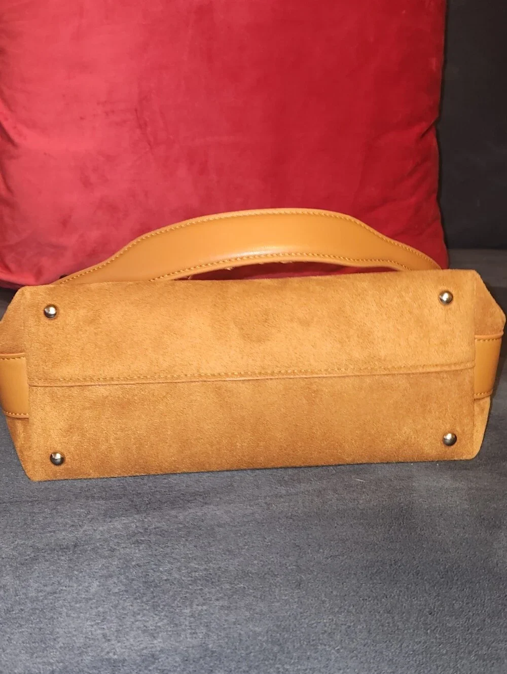 Steve Madden Caramel Suede Shoulder Bag